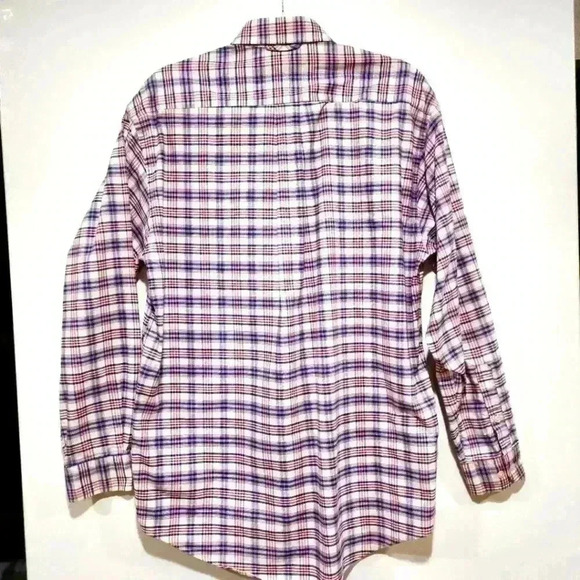 Vintage 90’s Tommy Hilfiger Crest Logo Plaid Men’s Button Down Shirt T623-619 - Picture 6 of 8
